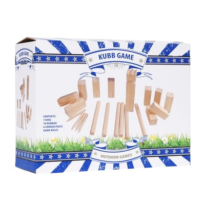 Outdoor Games Kubb-Spel - hout - 21-delig