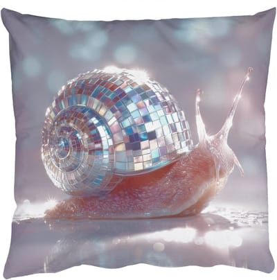 Sierkussens - Kussentjes Woonkamer - 50x50 cm - Slak - Disco - Mozaïek - Blauw