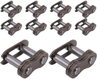 By shayne - Fiets Ketting Master Link - Sterke Verbindingen - 10 Stuks - Ketting Reparatie - Voor Mountainbikes - Geschikt voor Fietsonderdelen - Zilv