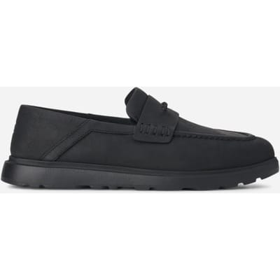 UGG® Shep Penny Loafer in Black, Size 6, Leather/Wool