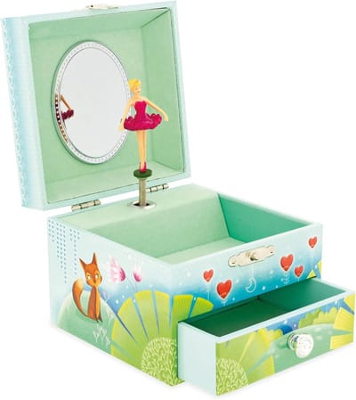 Muziek Sieradendoos - Opbergdoosje - Sieraden Opbergen - Met Muziek - 11 x 11 x 9 cm - Meerdere Kleuren