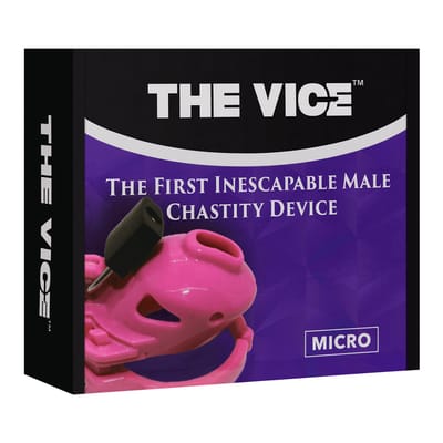 The Vice - Micro - Kuisheidskooi - Peniskooi - Chastity Cage voor de Kleine Penis - Roze