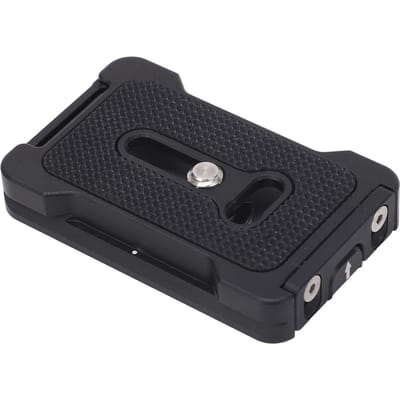 Verstelbare Snelontgrendelingsplaat met Anti-Twist Klem Statief Adapter Montageplaat Universeel voor Arca black
