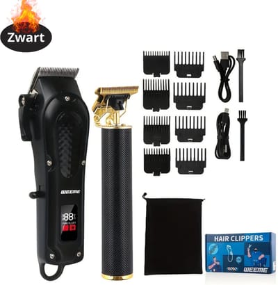 Nivard Tondeuse - Bodygroomer Mannen - Scheerapparaat - Baardtrimmer - Zwart