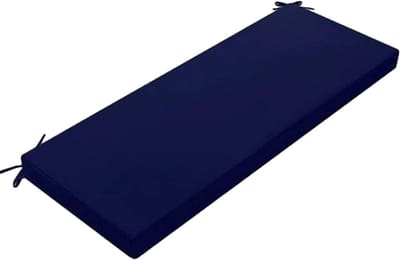 Bankkussen - Stoelkussen Zitkussen - Buiten Binnen - Waterdichte Stof - 180x50x5cm - Donkerblauw