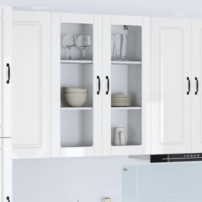vidaXL - Vaatwasserpaneel - Kalmar - Hoogglans - wit - 80 - x - 31 - x - 100 - cm