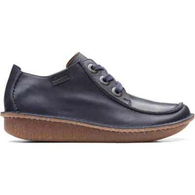 Clarks Funny Dream - dames veterschoen - Blauw - maat 35.5 (EU) 3 (UK)
