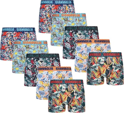 10 PACK Boxershort Heren | Katoen | Maat M | Print | Ondergoed Heren | Onderbroeken Heren |