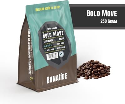Bunafide - Bold Move - Dark Roast - 100% Arabica - Koffiebonen - 250 gram