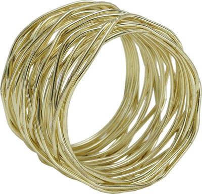 Ptmd Christmas Napkin Ring Pal Gold-colored 5 Cm