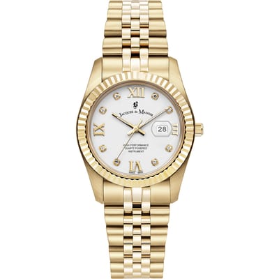 Jacques du Manoir - Inspiration Roman - JWL01306 - Dames - Horloge - Ø34