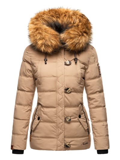 Navahoo Dames Winterjas Zoja – Warm, Stijlvol & Met Afneembare Kunstbontkraag