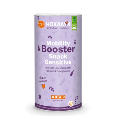 800 g Grau Hokamix Snack Sensitive Mobility Booster aanvullend voer voor honden