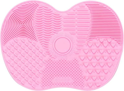 DW4Trading Reinigingsmat Voor Make-up Kwasten - Roze