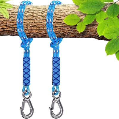 Swing Boom Attachment Touwset 0.6m met Karabiners voor Hangmatten, Schommels en Yoga - Binnen en Buiten Gebruik