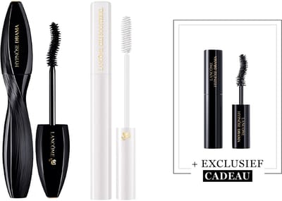 Lancôme 2-Step Wimper Routine Lash Primer | Mascara + Cadeau - Hypnôse Drama Mascara Zwart & Cils Booster XL Wimper Serum & Mascara Primer + Mini Hypnôse Drama Mascara Zwart Cadeau