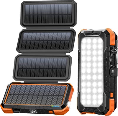 MMP® Draagbaar Zonnepaneel - Solar Charger - Opvouwbaar Zonnepaneel - 18w - 40x86x168cm - Oranje