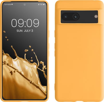 kwmobile telefoonhoesje geschikt voor Google Pixel 7 - Hoesje voor smartphone - Back cover in fruitig oranje