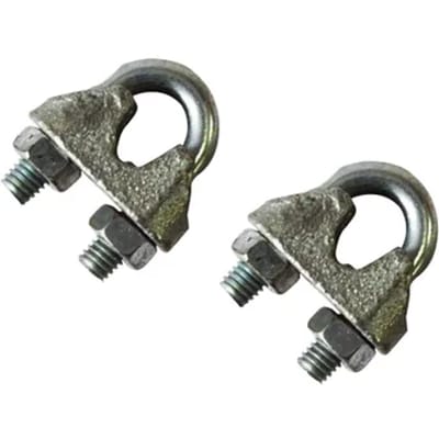 Sencys Kabelklem - Gegalvaniseerd - Diam. 6mm - 2 Stuks