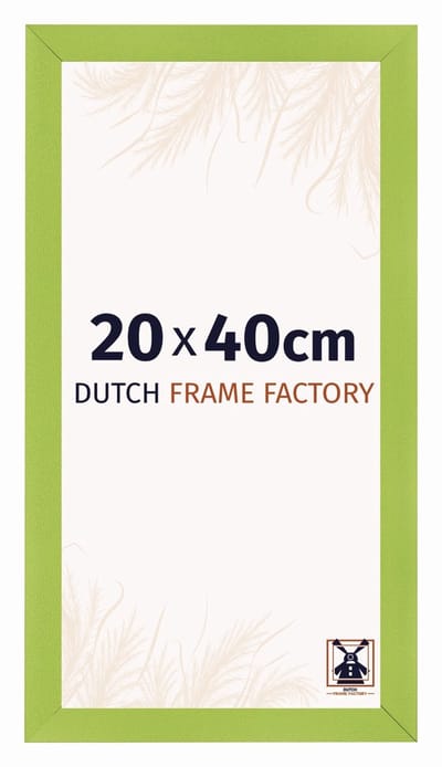 Fotolijst 20x40 cm - MDF - Groen - Praag