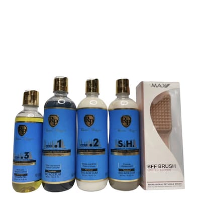 traitement capillaire PACK 4 PRODUITS CCRP ROBSON PELUQUERO 1750 ML & PRO BFF BRUSH