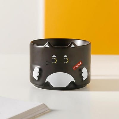 Schattige Kat Keramische Mok Cartoon Mok Koppels Waterbeker Stapelbare Bekers Huishoudelijke Mok Cadeau Souvenir 301-400ml