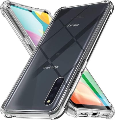 Shock proof Hoesje Geschikt voor: Samsung Galaxy A41 - Anti -Shock Silicone - Transparant