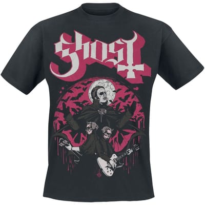 Ghost T-shirt - Guitars - XL tot 4XL - voor Mannen - zwart