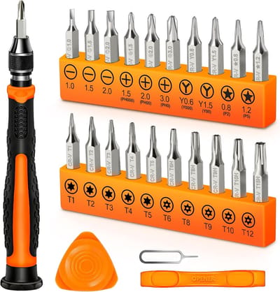 Schroevendraaierset - Trekkerset - Grip - 10-Delig - Schroevendraaier - Zandstraal Punten