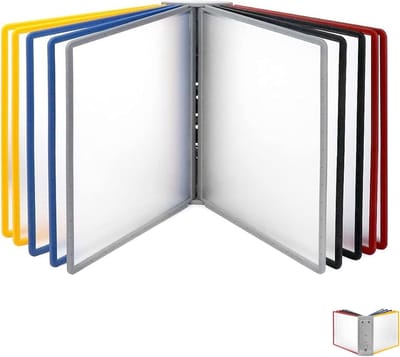 Document Display Systeem - Referentie Organizer - Informatie Snel Vinden - 20 Dubbelzijdige Vakken - A4 Letter Formaat - One Color