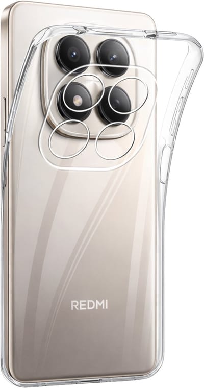 Hoesje voor Xiaomi Redmi Note 15 Pro 4G - Siliconen Gel TPU Transparant Flexibele bescherming Ultradun