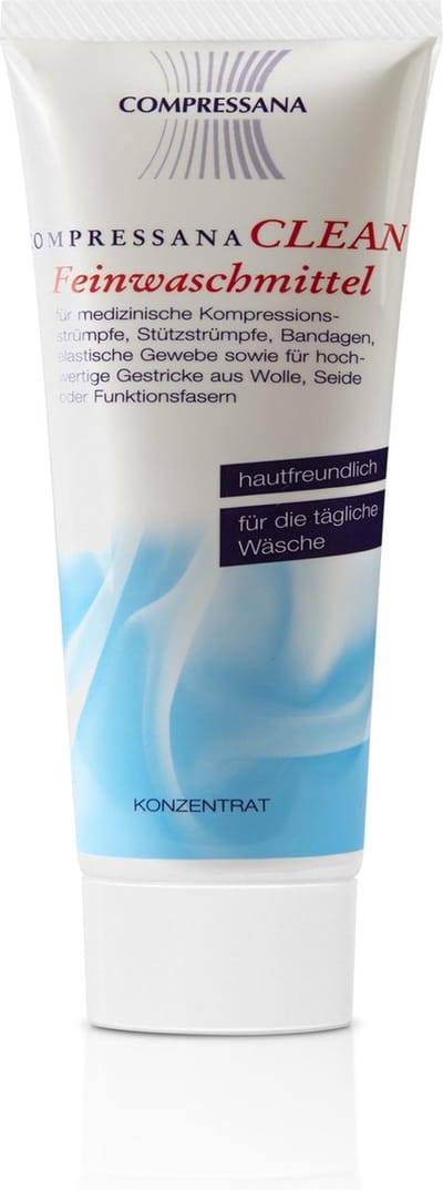 Compressana Clean Fijnwasmiddel (geconcentreerd) - zeer geschikt voor therapeutische elastische kousen, compressieverbanden, zwachtels en producten gemaakt van wol en zijde- Varodem wasmiddel voor steunkousen