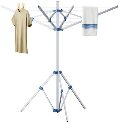 VLSelect® Droogmolen Met Voet - Wasrek - Droogrek