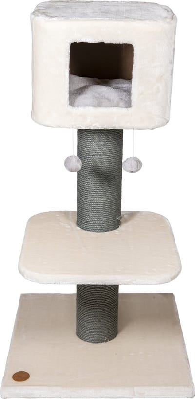 Jack And Vanilla - Krabpalen - Krabpaal Judy - Crème/grijs - 60x60x115cm 42/0118 - 177292