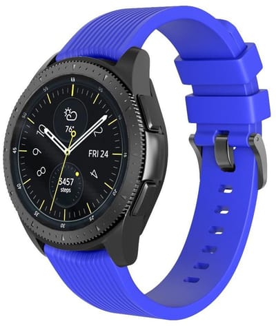 Smartwatch bandje - Samsung Galaxy Watch 42mm - blauw siliconen
