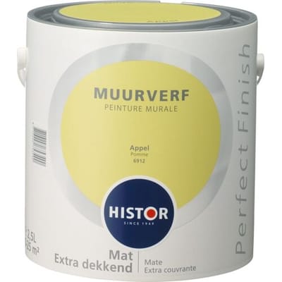 Histor Perfect Finish Muurverf Mat - Appel - 2,5 liter