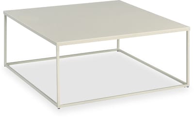 HILAR salontafel van metaal 80 x 80 cm – beige