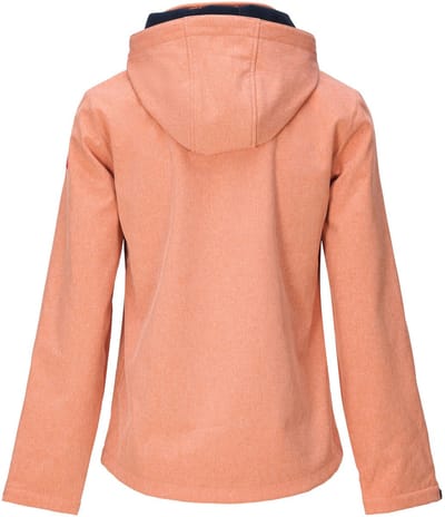 Nordberg RINDA - Softshell Outdoor Zomerjas Dames - Orange Melange - Maat L