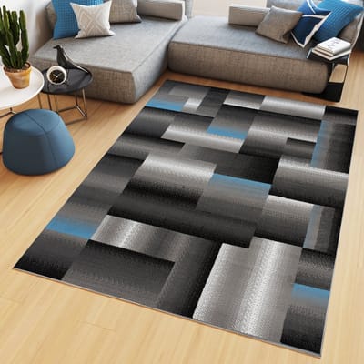 Tapiso Maya Vloerkleed Grijs Slaapkamer Laagpolig Tapijt Maat- 120x170