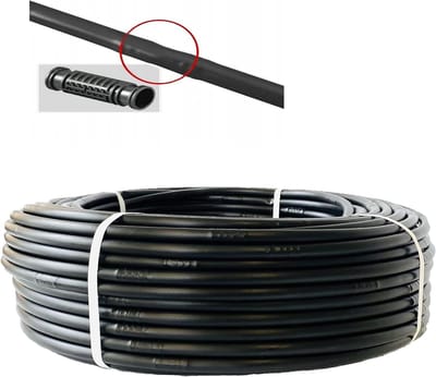 Druppelslang - Irrigatieslang tuin - Planten water geven - Afstand 33cm - 400 meter - Zwart