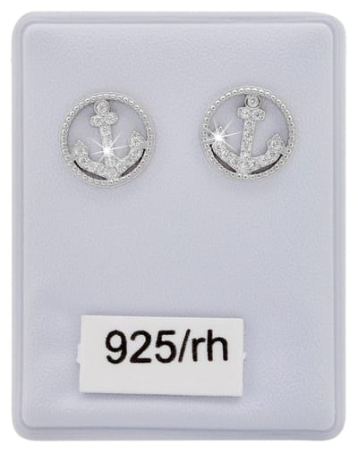 AKZENT Akzent damesoorbel "Nazan" uit 925 Sterlingzilver, gerhodineerd, duurzaam