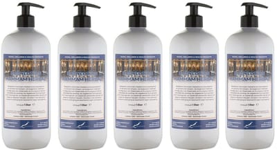 Bodylotion Hammam Herbal 1 Liter - met gratis pomp - set van 5 stuks - Voordeelverpakking