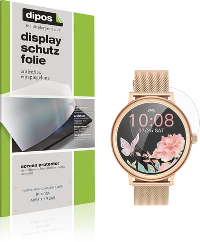 dipos – 6x Matte Beschermfolie geschikt voor Ruxingx AK98 1.19 Zoll | Krasbestendige & antireflecterende Screenprotector Ultra-Thin