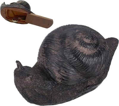 Geld Verstoppen - Geheime Berging - Waardevolle Spullen - Stijlvol Balkonaccessoire - 7.3x7.5x7.3 cm - Bruin