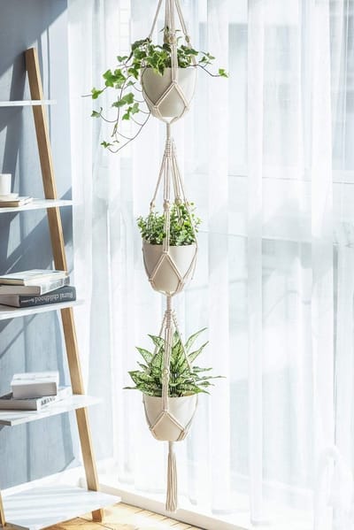 Famanu - Gouden verstelbare metalen plantenstandaard Ø 21–35 cm, geschikt voor potten Ø 20–35 cm
