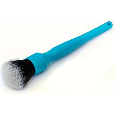 Brosse de nettoyage ultra douce pour voiture Brosse de nettoyage intérieure super douce pour voiture avec poils synthétiques Brosse de balayage de poussière pour tableau de bord de voiture blue