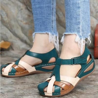 Mode Dames Sandalen Waterdicht Instap Ronde Vrouwen Pantoffels Casual Comfortabel Buiten Mode Zomer Plus Size Schoenen Dames 37 gray