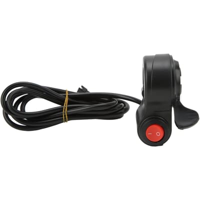 Accélérateur au pouce Contrôle de vitesse Poignée d'accélérateur Accessoire universel pour Vélo électrique Scooter black