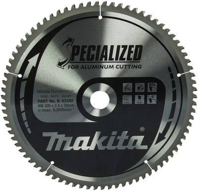 Makita Cirkelzaagblad voor Aluminium | Specialized: Aluminium | Ø 305mm Asgat 30mm 80T - B-33342