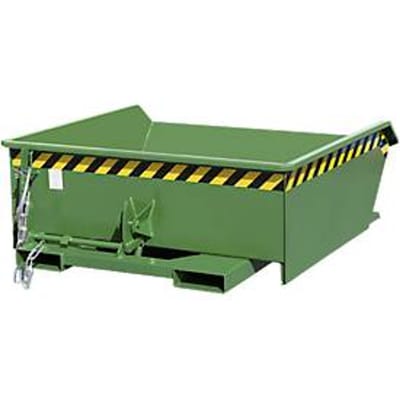 Kiepbak Bauer Mini type MGU 460, laag model, 460 l inhoud, groen
